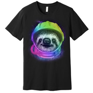 Sloth Spaceman Premium T-Shirt