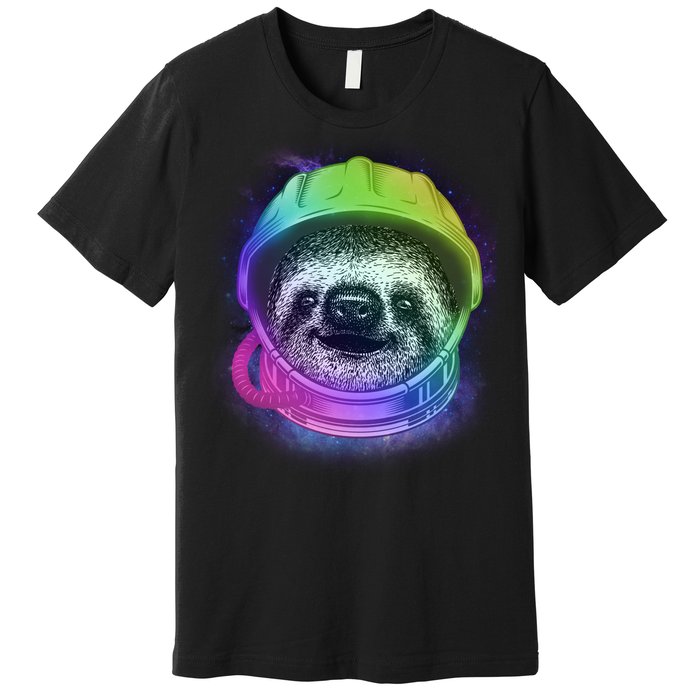 Sloth Spaceman Premium T-Shirt