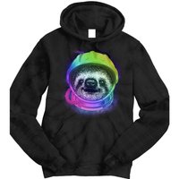 Sloth Spaceman Tie Dye Hoodie