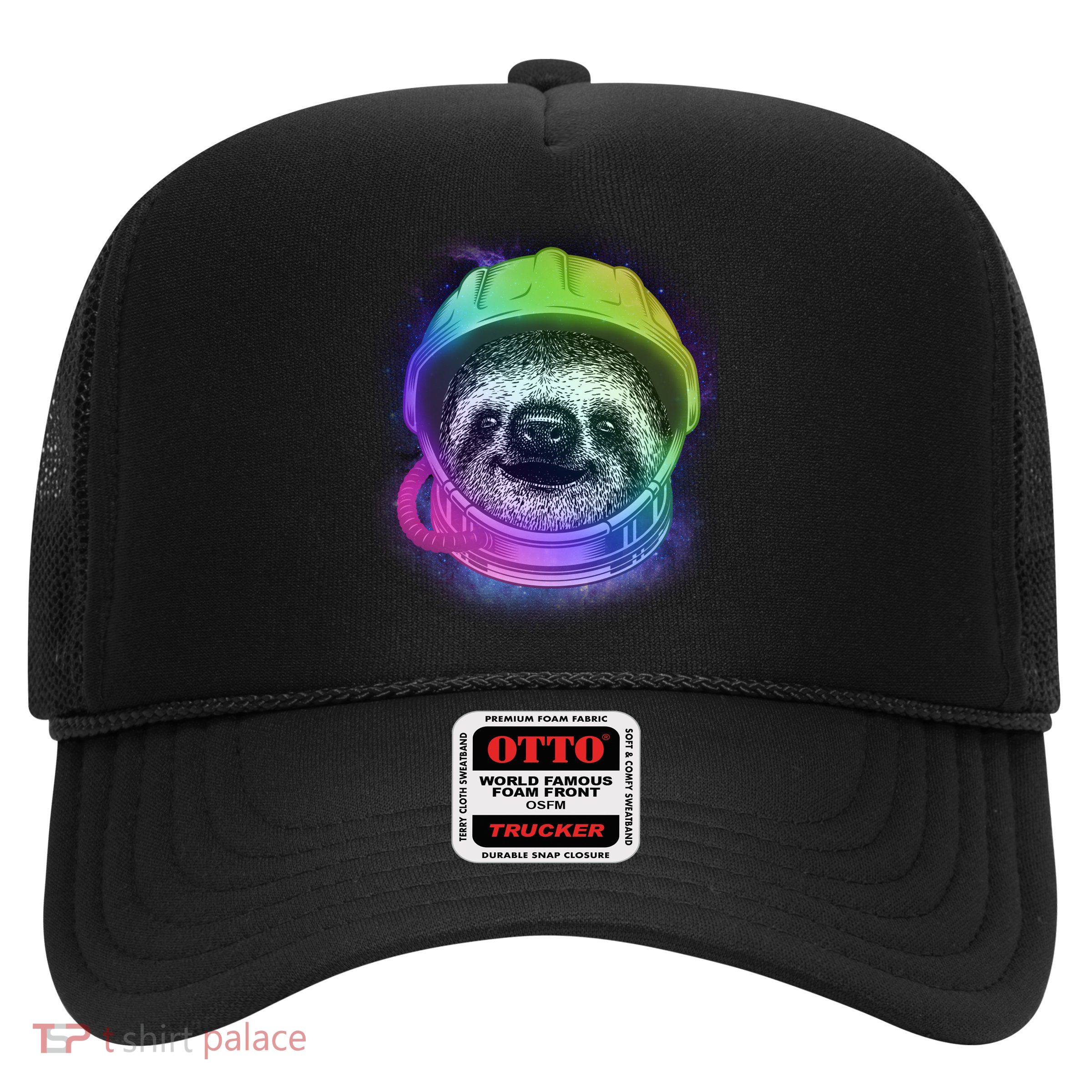 Sloth Spaceman Trucker Hat