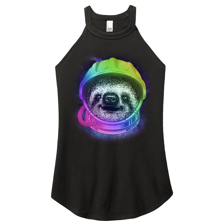 Sloth Spaceman Women's Perfect Tri Rocker Tank