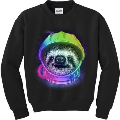Sloth Spaceman Kids Sweatshirt