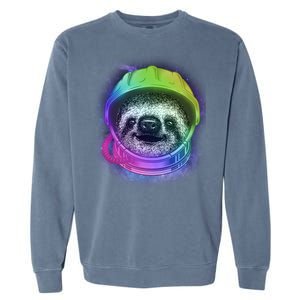 Sloth Spaceman Garment-Dyed Sweatshirt