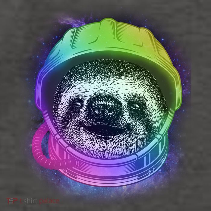 Sloth Spaceman Vector Backpack