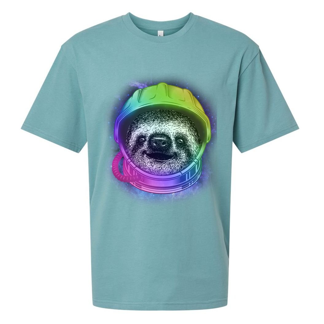 Sloth Spaceman Sueded Cloud Jersey T-Shirt