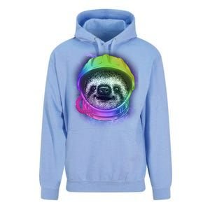 Sloth Spaceman Unisex Surf Hoodie