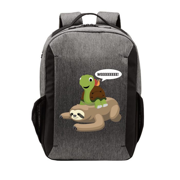 Sloth Turtle Snail Piggyback Vector Backpack
