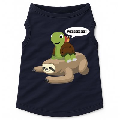 Sloth Turtle Snail Piggyback Doggie Tank
