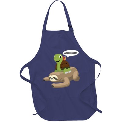Sloth Turtle Snail Piggyback Apron
