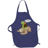 Sloth Turtle Snail Piggyback Apron