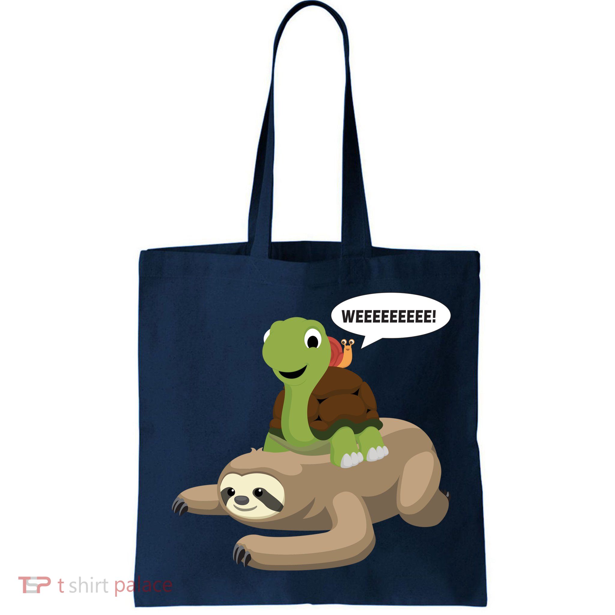 Sloth Turtle Snail Piggyback Bag