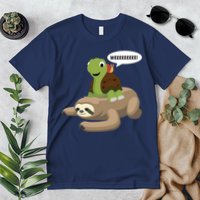Sloth Turtle Snail Piggyback Premium T-Shirt