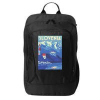 Slovenia Poster City Backpack