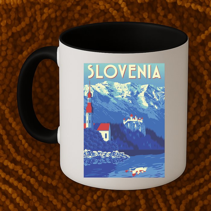 Slovenia Poster Mug