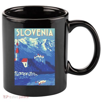 Slovenia Poster 11oz C Handle Ceramic Mug