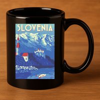 Slovenia Poster 11oz C Handle Ceramic Mug