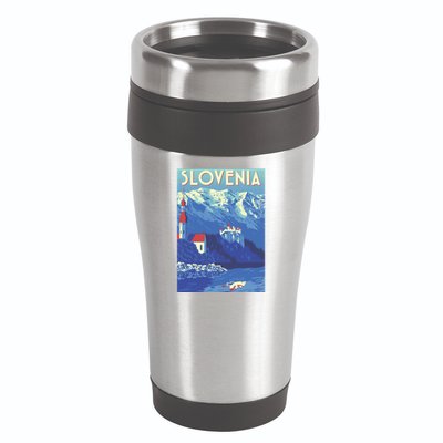 Slovenia Poster 16oz Travel Tumbler