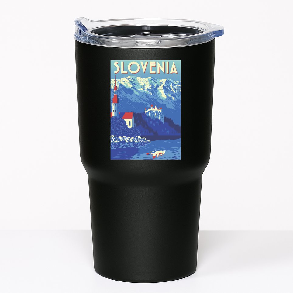 Slovenia Poster Tumbler