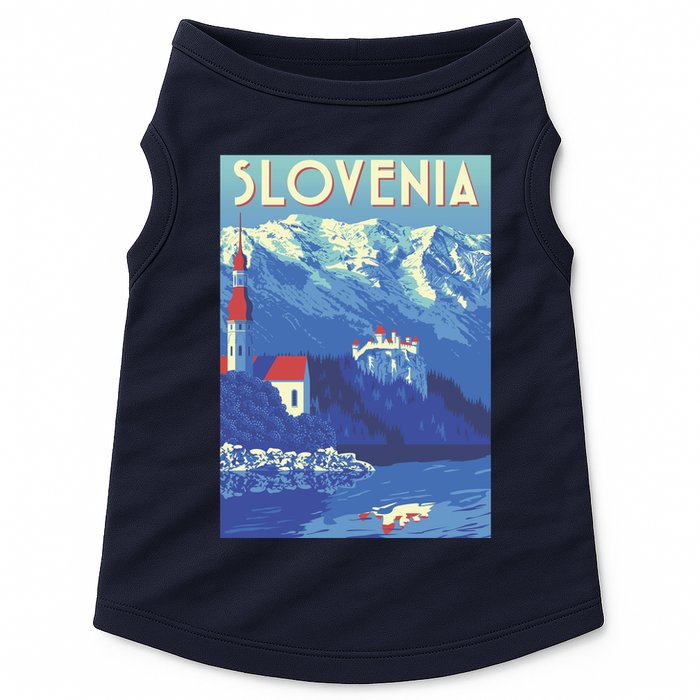 Slovenia Poster Doggie Tank