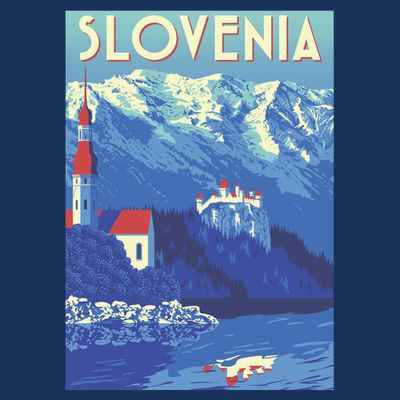 Slovenia Poster T-Shirt