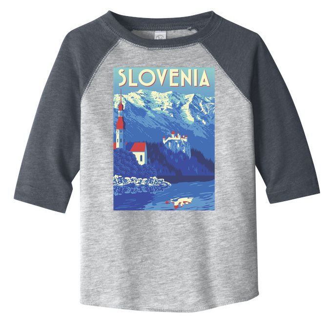 Slovenia Poster Toddler Fine Jersey T-Shirt