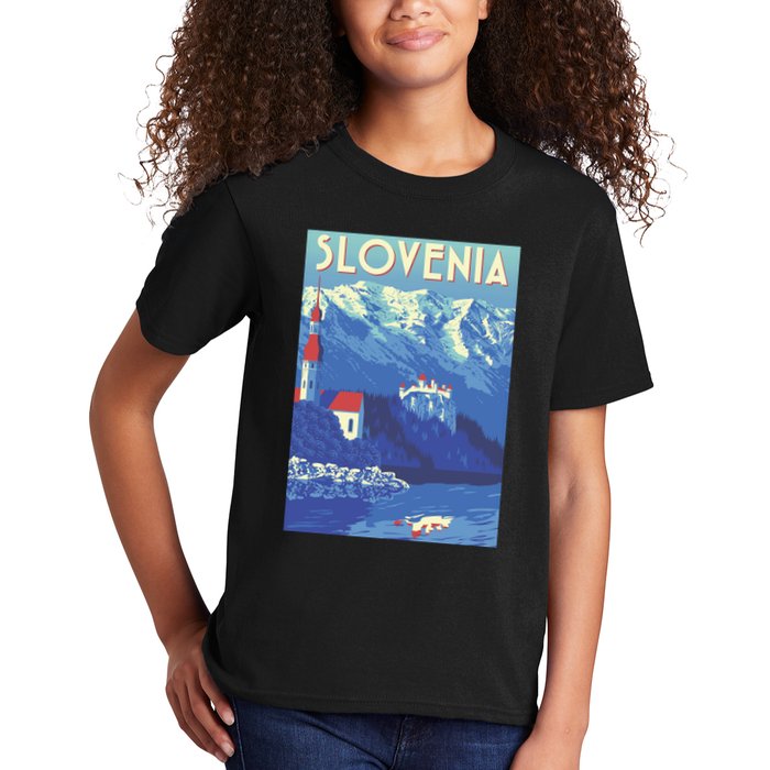 Slovenia Poster Kids T-Shirt