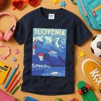 Slovenia Poster Kids T-Shirt