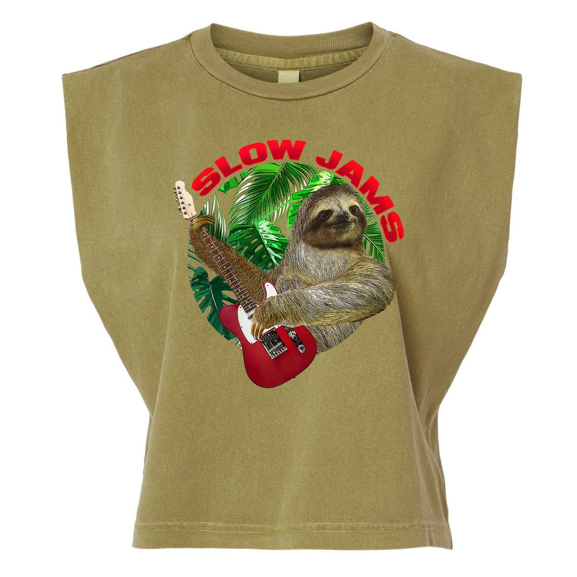 Slow Jams Garment-Dyed Women's Muscle Tee