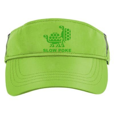 Slow Poke Funny Turtle Adult Drive Performance Visor