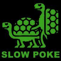 Slow Poke Funny Turtle Apron
