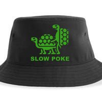 Slow Poke Funny Turtle Sustainable Bucket Hat