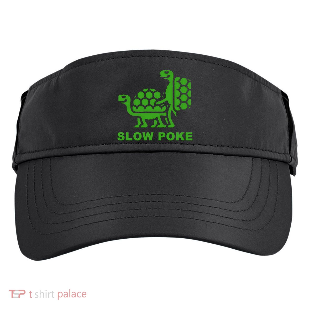 Slow Poke Funny Turtle Adult Drive Performance Visor