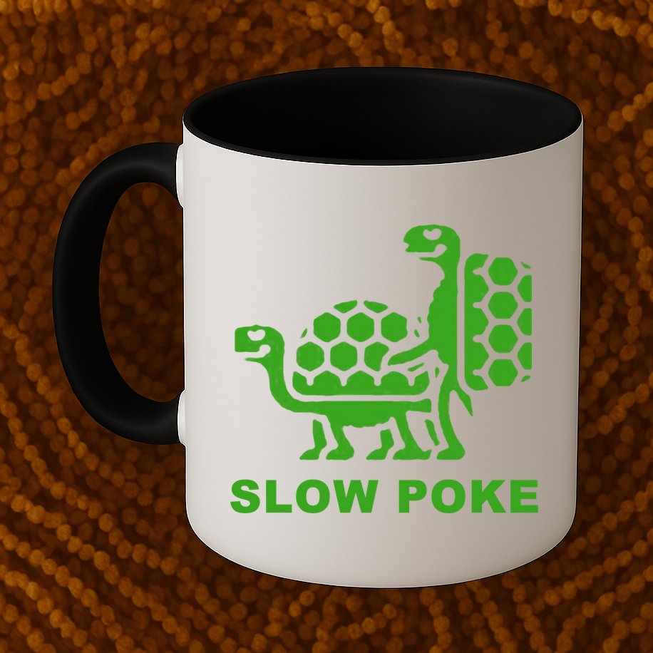 Slow Poke Funny Turtle Mug