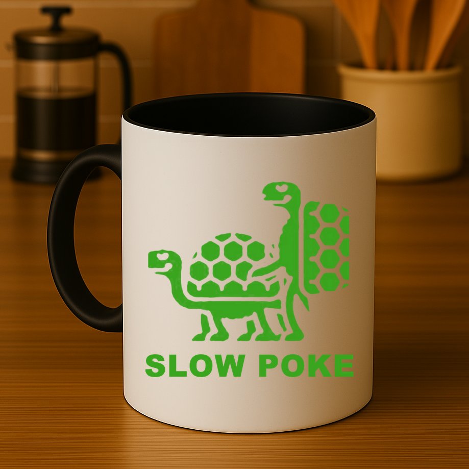 Slow Poke Funny Turtle Mug