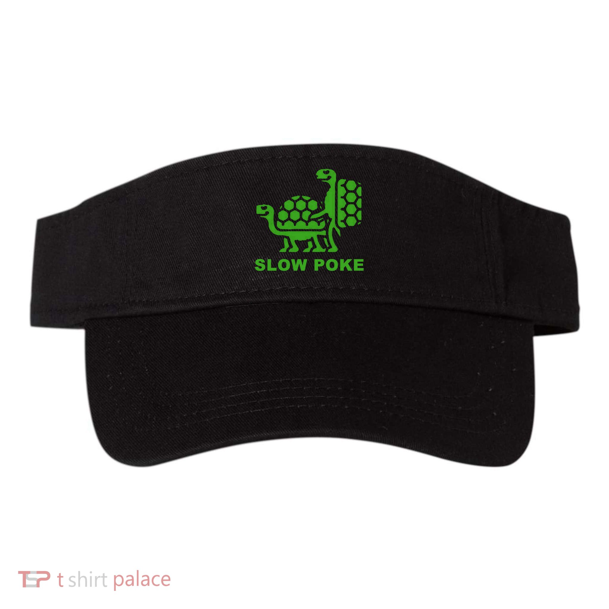 Slow Poke Funny Turtle Visor