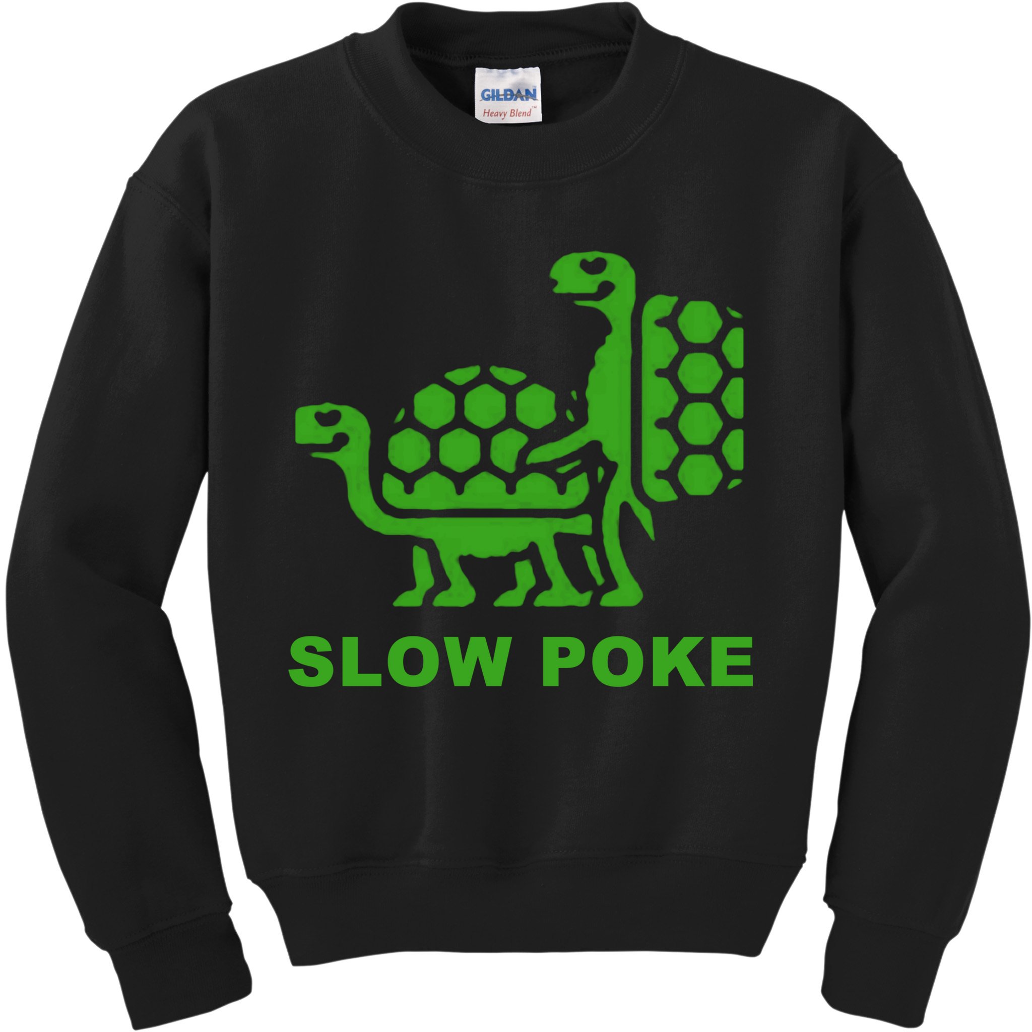 Slow Poke Funny Turtle Kids Sweatshirt