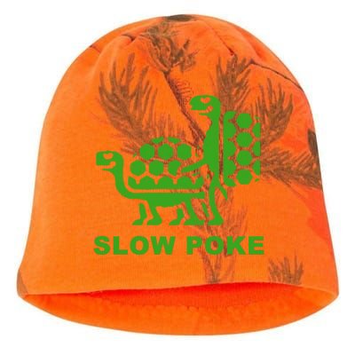 Slow Poke Funny Turtle Kati - Camo Knit Beanie