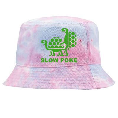 Slow Poke Funny Turtle Tie-Dyed Bucket Hat