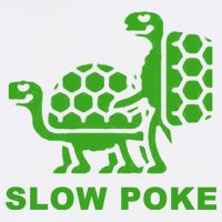 Slow Poke Funny Turtle Garment-Dyed Sweatshirt