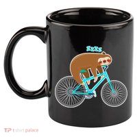 Slow Rider Funny Sloth 11oz C Handle Ceramic Mug