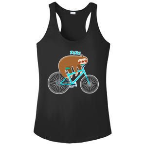 Slow Rider Funny Sloth Ladies PosiCharge Competitor Racerback Tank