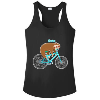 Slow Rider Funny Sloth Ladies PosiCharge Competitor Racerback Tank