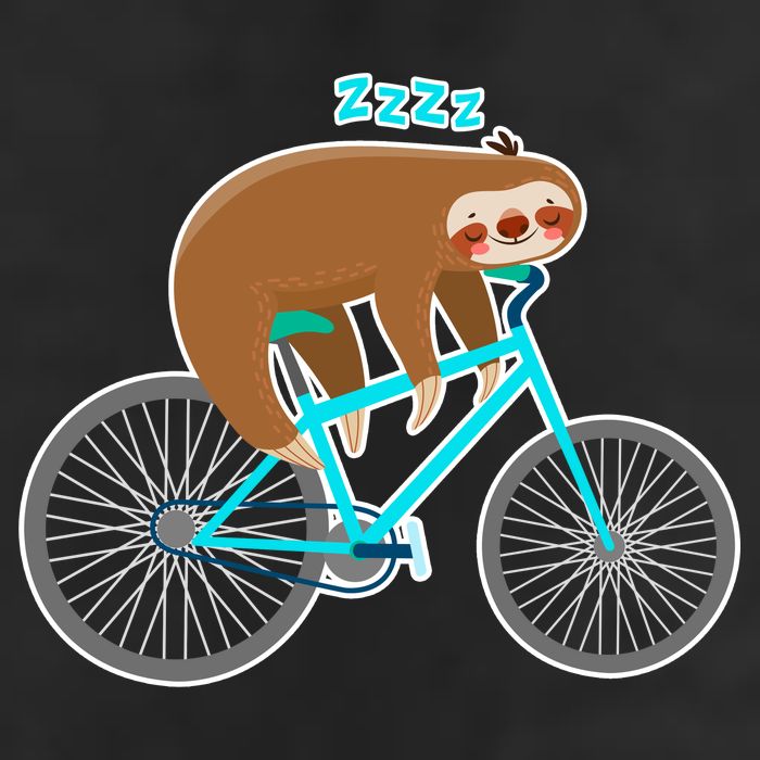 Slow Rider Funny Sloth 12oz Stainless Steel Coffee Mug