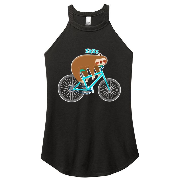 Slow Rider Funny Sloth Women's Perfect Tri Rocker Tank