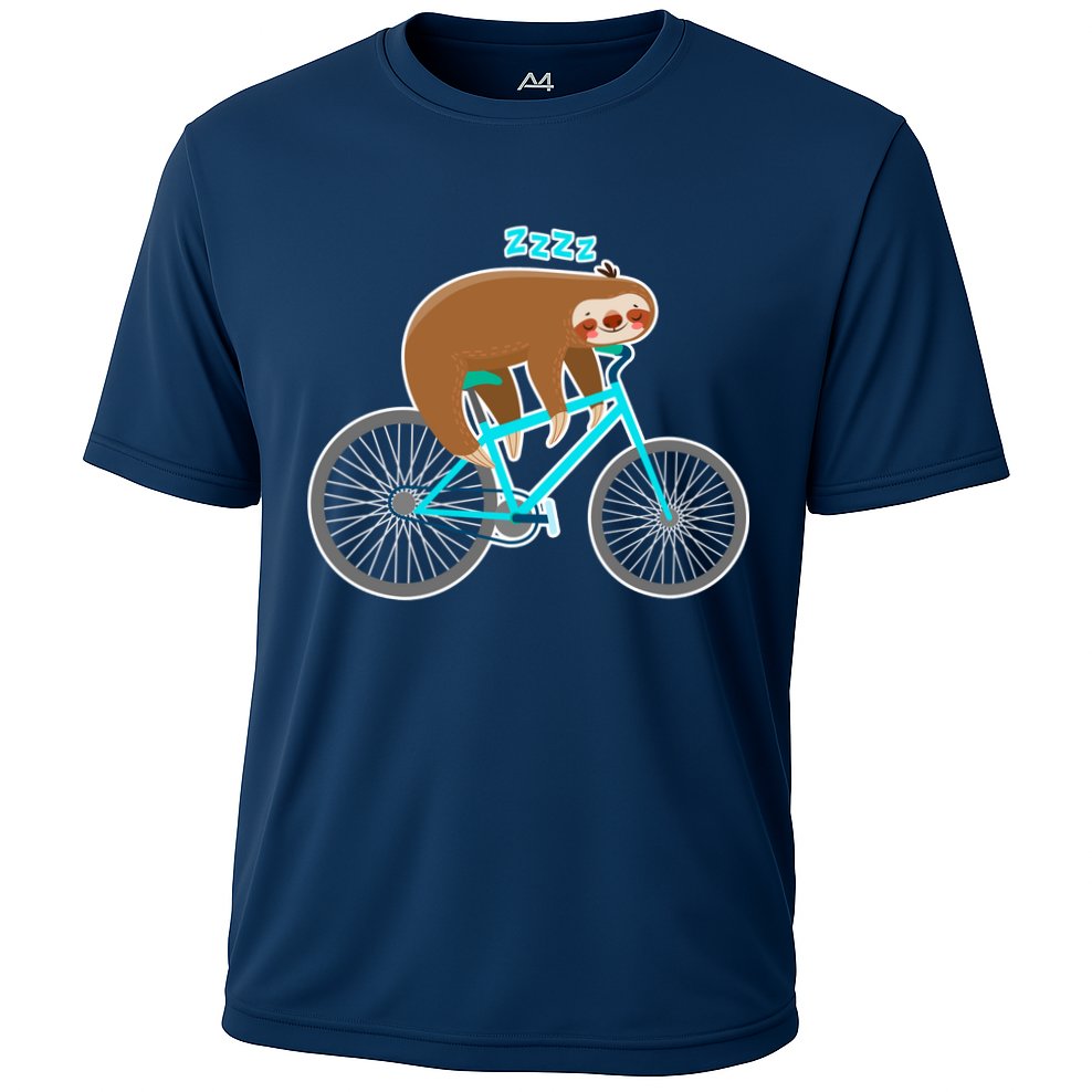 Slow Rider Funny Sloth Performance Shirt