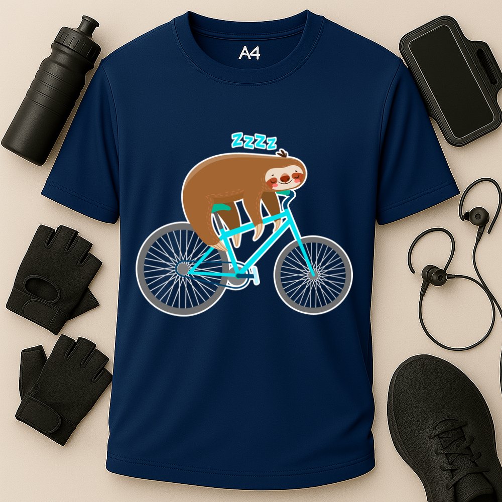 Slow Rider Funny Sloth Performance Shirt