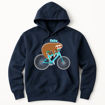 Slow Rider Funny Sloth Hoodie