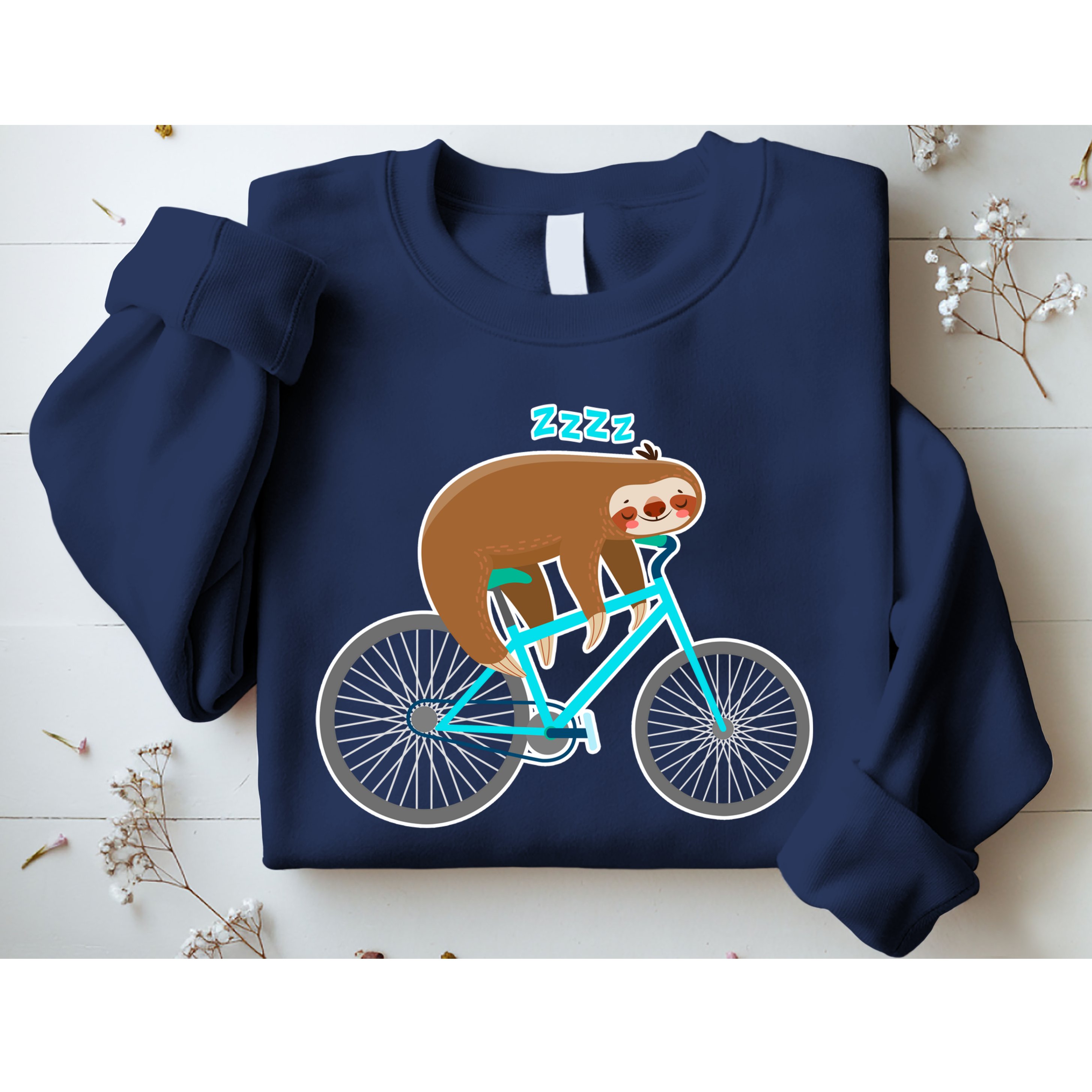 Slow Rider Funny Sloth Sweatshirt