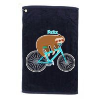 Slow Rider Funny Sloth Golf Towel