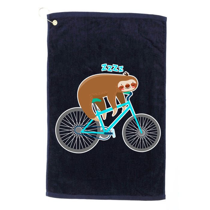 Slow Rider Funny Sloth Golf Towel